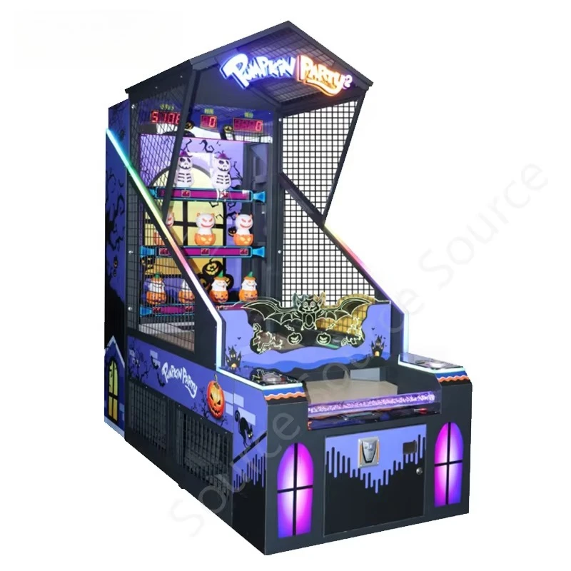 Popular Shooting Coin Operated Arcade Pumpkin Part 2 Throw Balls Amusement Game Machine Excluding Freight