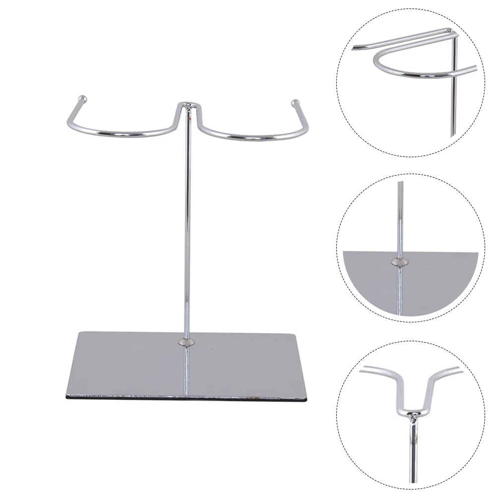 

1pc Boots Display Rack Stainless Steel Dedicated Silver Smooth Edge Design Long Term Use Shoe Organizer Storage Holder