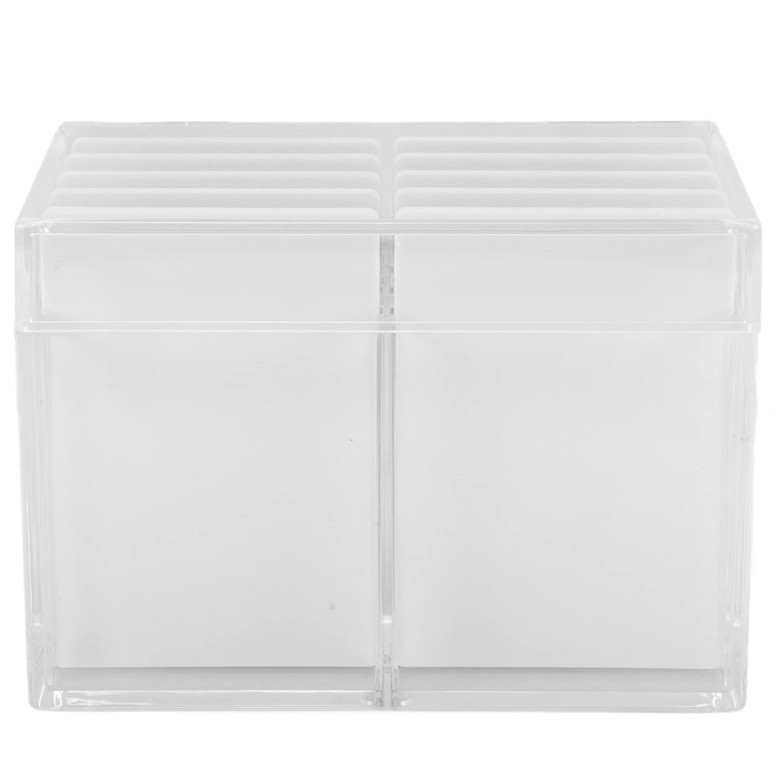 

10 Layers Eyelash Storage Box White Acrylic Densely Packed ganizer Portable False Lashes Case Travel Makeup Container eyelash