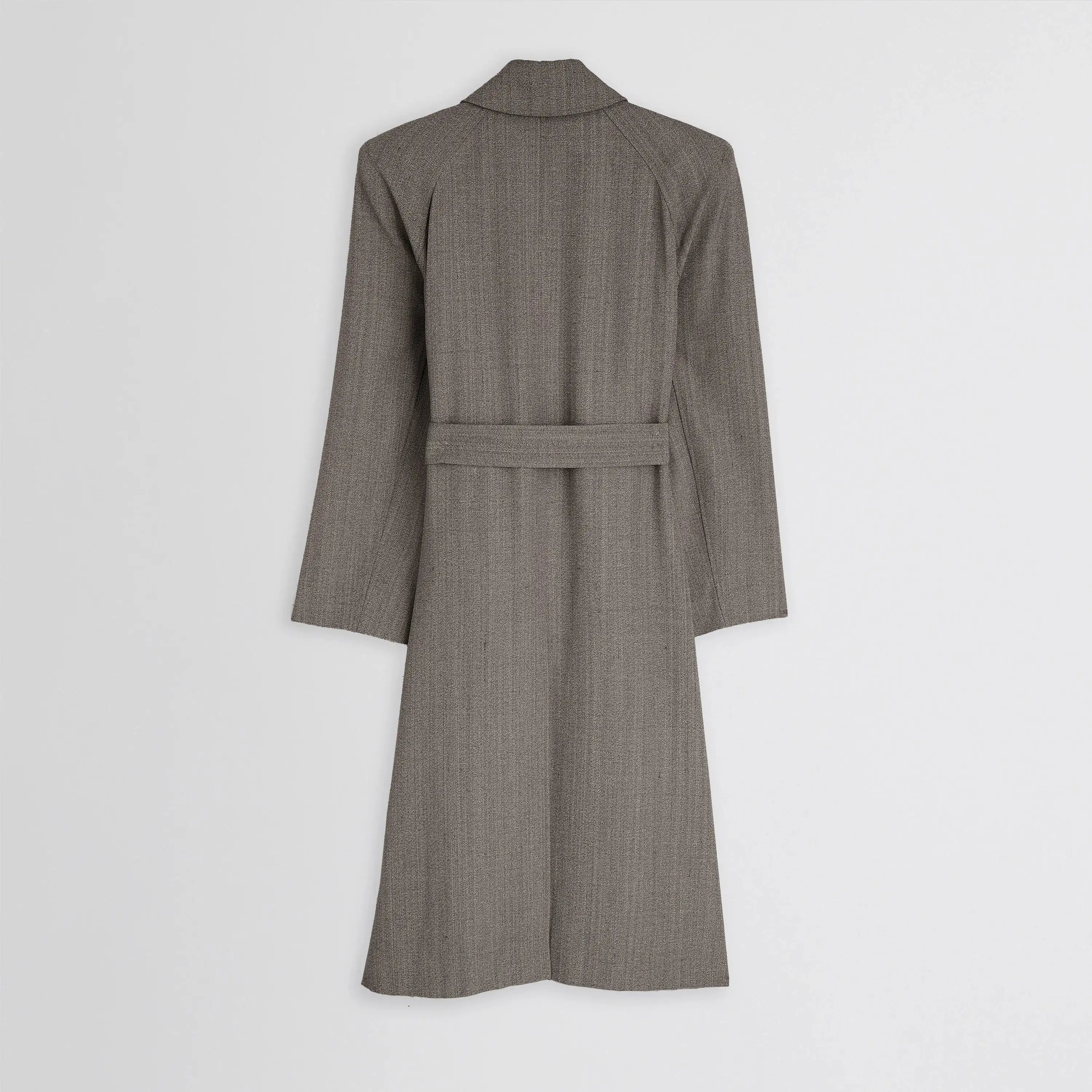 المعطف النسائي الجديد عبارة عن معطف Phoebe Philo طويل مصنوع يدويًا من قبل المصممين الكبار