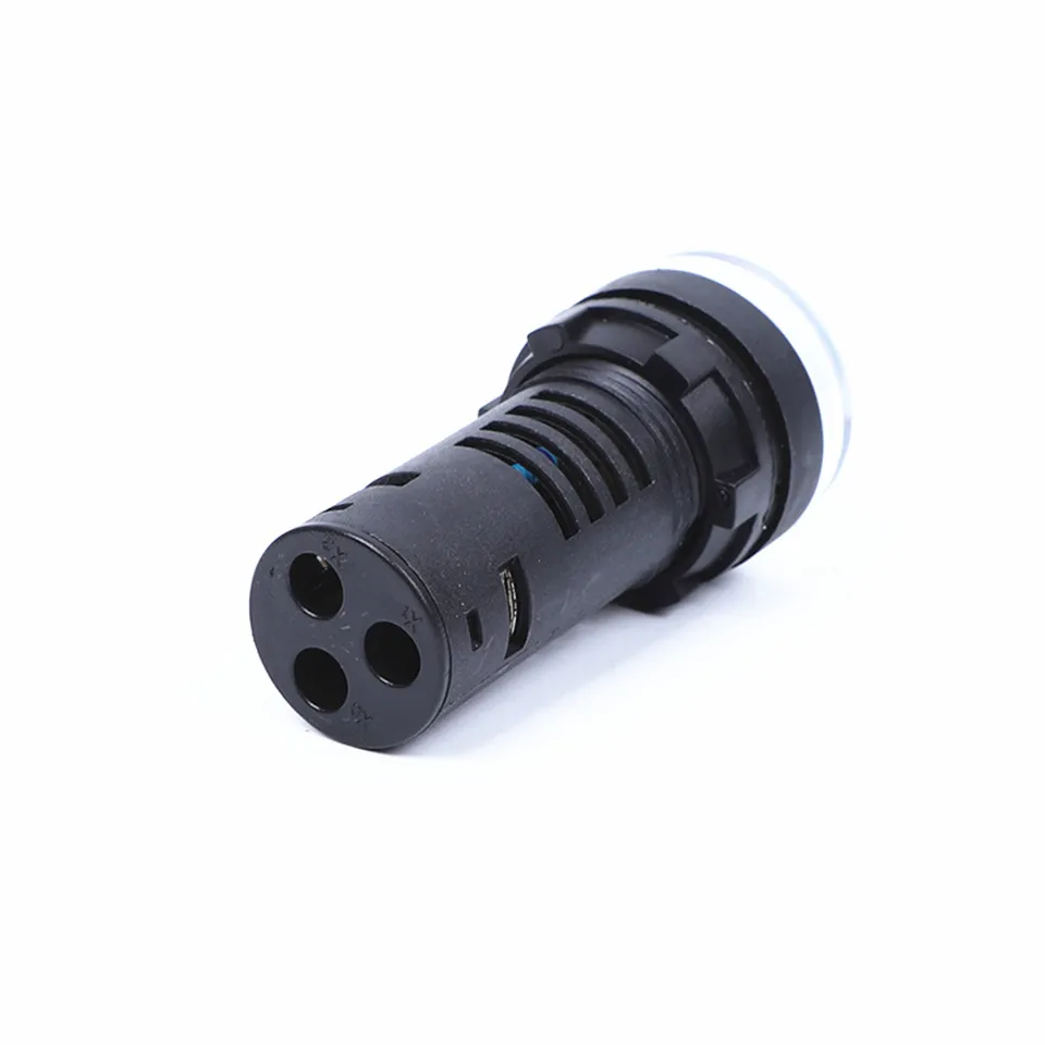 1PC 22mm 12V 24V 220V Double Color Red Green Signal Lamp LED Power Indicator Light AD16-22SS