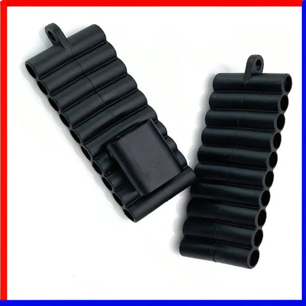 Compact Screwdriver Bit Organizer Tray For Electric Driver Bits PVC Tool Holder With Durable Carabiner Hanging Clip