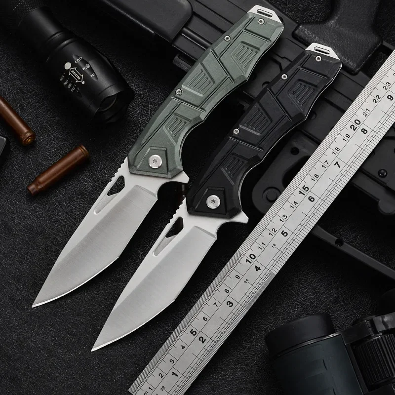 

3CR13 Outdoor Folding Knife Camping Fishing Mountaineering Sharp High Hardness Fruit Knife Portable Edc Survival Tool