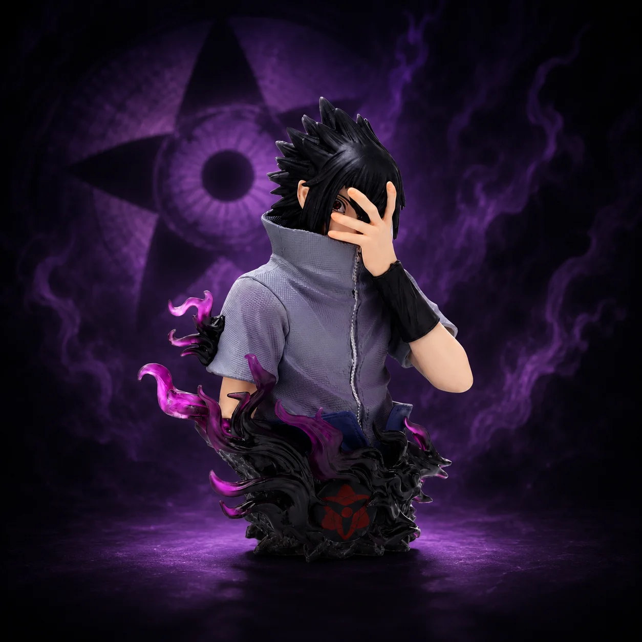 Naruto Uchiha Sasuke Anime Actionfigur Modell Statue Desktop-Ornament Kleines Geschenk Halloween Weihnachten Valentinstag Geschenk