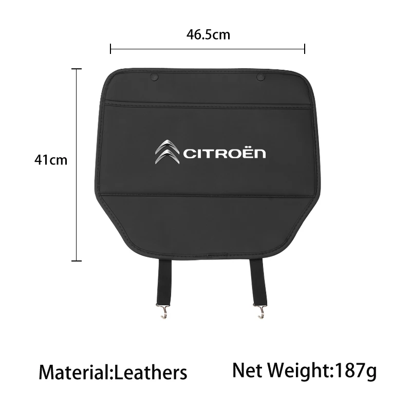 سيارة مكافحة ركلة وسادة جلدية السيارات المقعد الخلفي حامي منصات المضادة للخدش لسيتروين C4 C3 C5 C1 C2 C-Elysee Berlingo بيكاسو ثاب