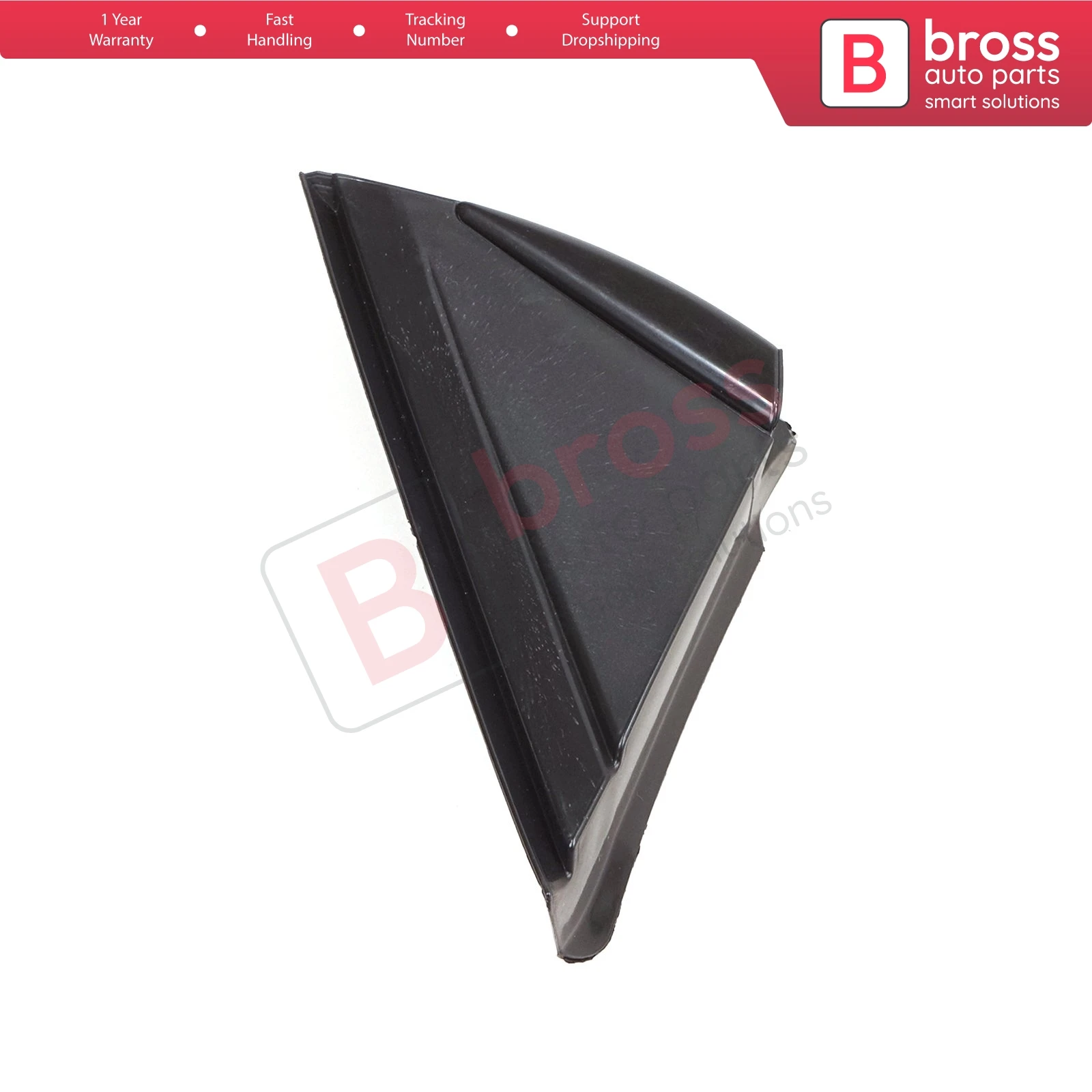 BSP1131-2 RIGHT Side Wing Exterior Mirror Triangle Fender Corner Trim Plastic Cover for Renault Megane MK4 2016-On 638744983R