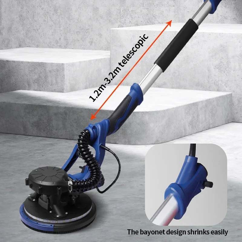 

New 220v New Electric Self-priming Wall Grinder 1850W/2280W1250W Ultra-light Sandpaper Machine Sanding Dust-free Wall Grinder Do