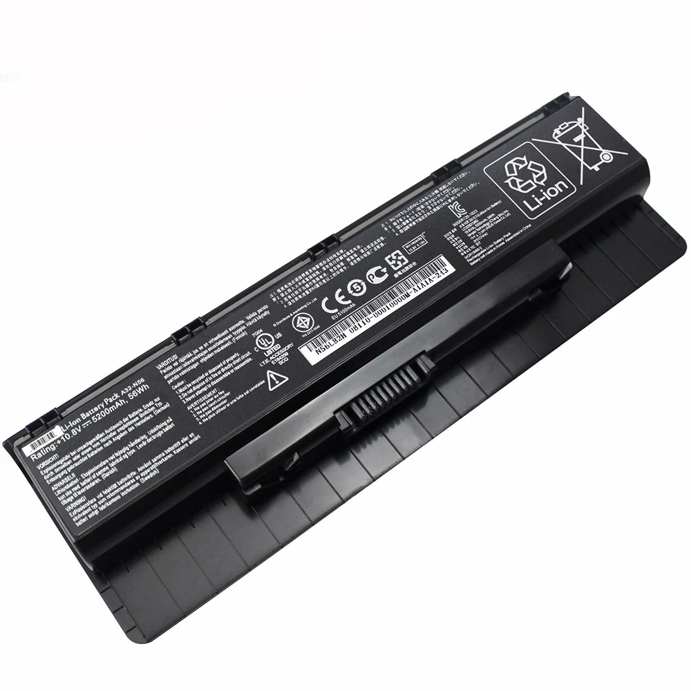 Imagem -03 - Bateria do Portátil para Asus 10.8v 5200mah N46 N76 R401vb R501vb R701vb G56jk G56jr Brandnew Original A32-n56