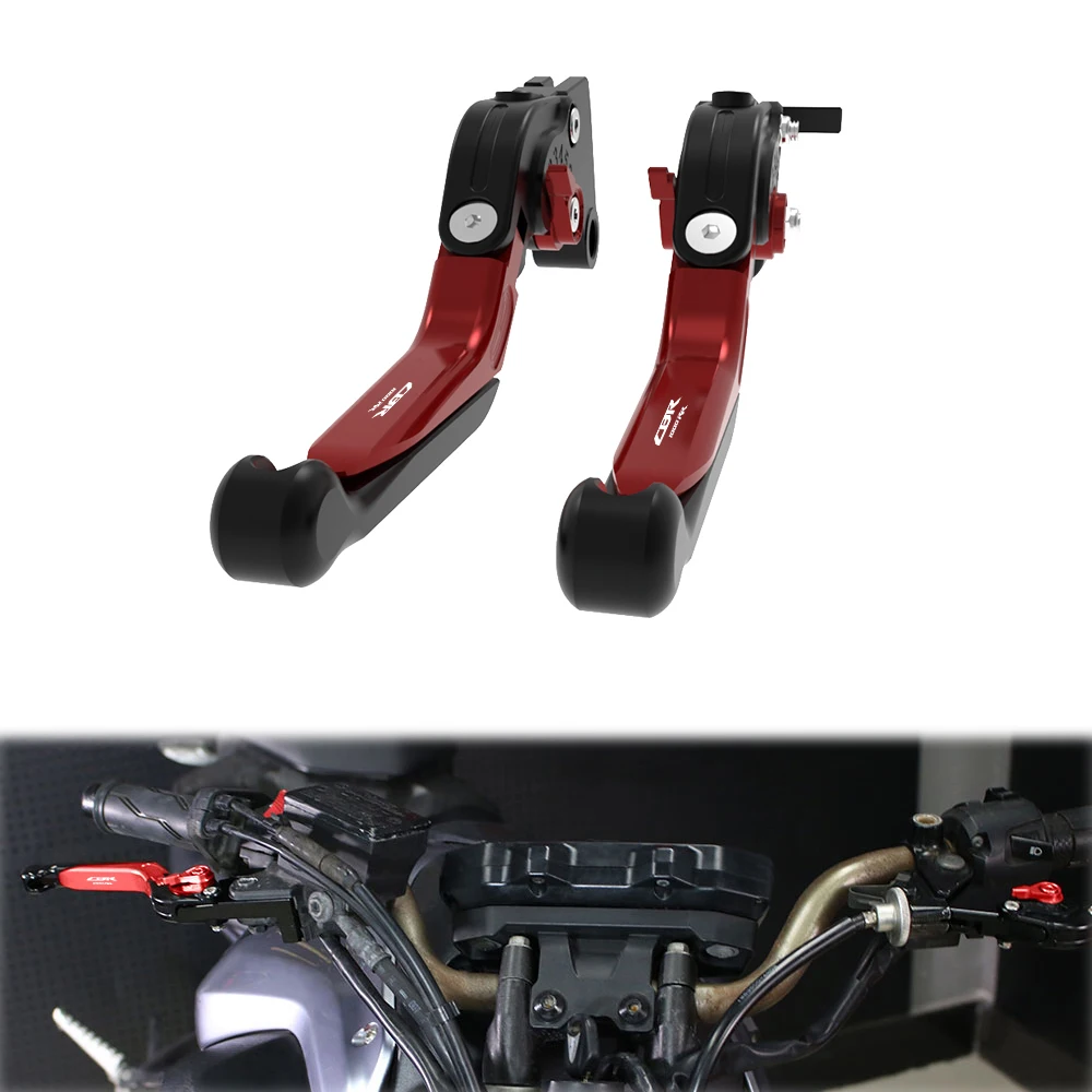 

Motorcycle Brake Clutch Levers Fit For Honda CBR1000RR Fireblade 2008-2016 CBR600RR 2007-2023 Adjustable Foldable Extendable