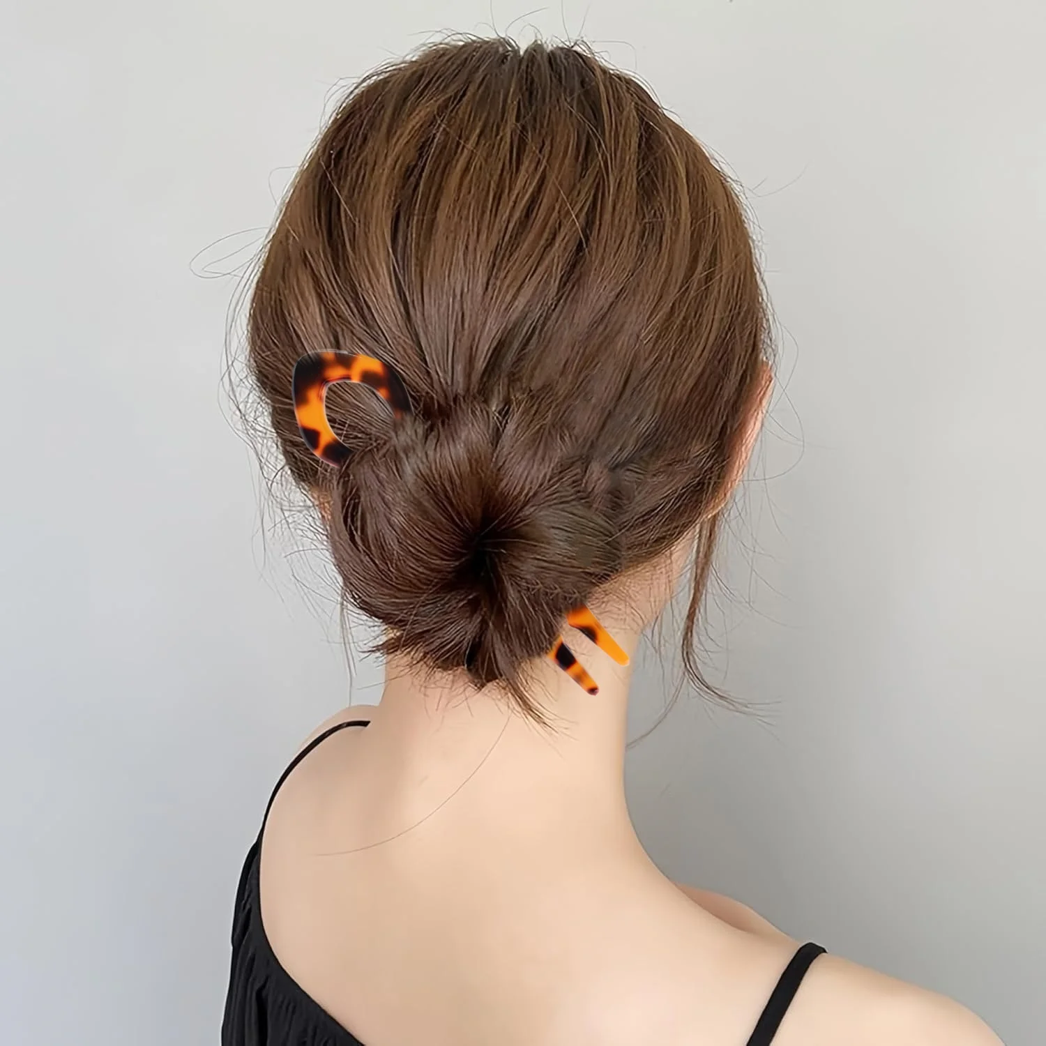 1 Stück Acryl-Fischschwanz-U-förmige Haarnadel - Französische Twist-Haarnadel - Lazy Bun Haarnadel - Geeignet für alle Haartypen – Detail 18