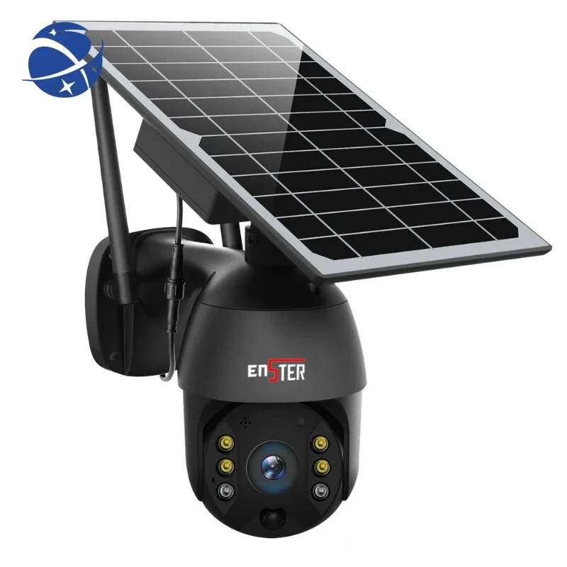 

YYHC ENSTER 2MP Color Night Vision Two-way Audio Cloud Storage Battery Powered Solar Panel PTZ WiFi Wireless Camera