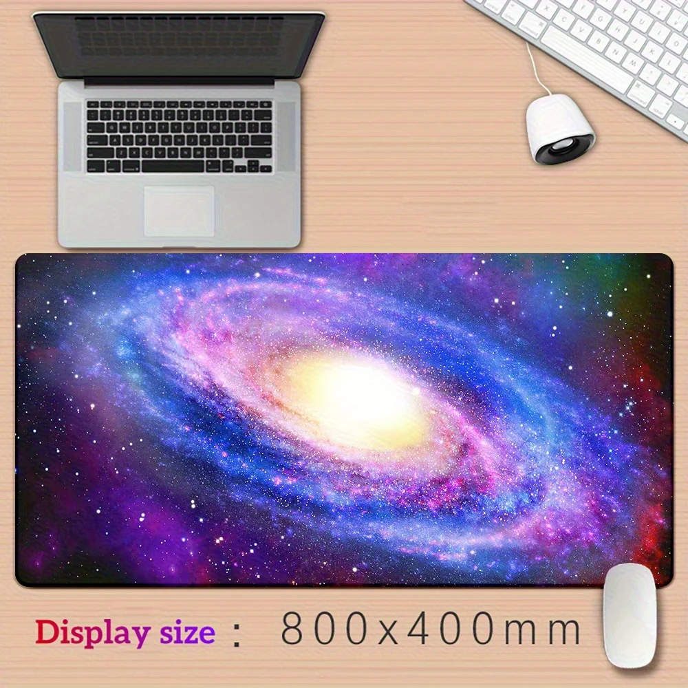 

Interstellar design anti-slip rubber mouse pad with waterproof cosmic cloud and mist art is suitable for PC players and home use