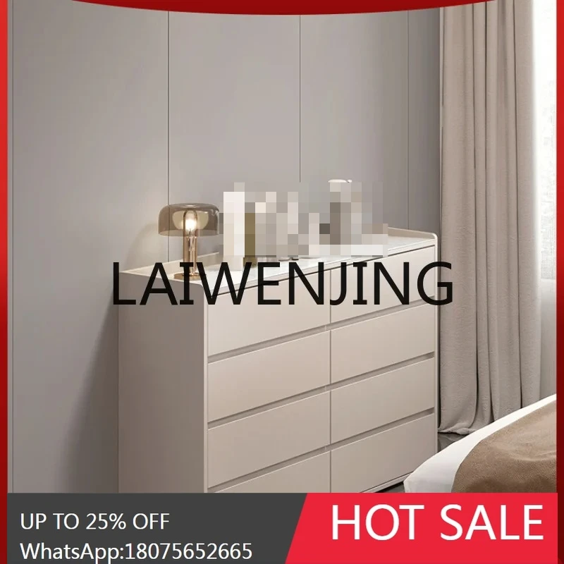 Ultra-Thin Bedroom Eight Bucket Simple Modern Light Luxury Tailstock TV Cabinet Narrow Storage Chest of Drawer