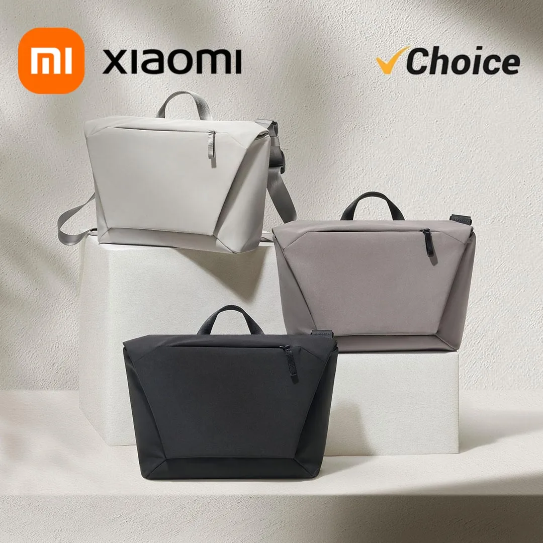 

Xiaomi Crossbody Bag, 11L, Fits 14" Laptop, Water-resistant, Adjustable Strap, Lightweight 700g, For Daily Commuting & Travel