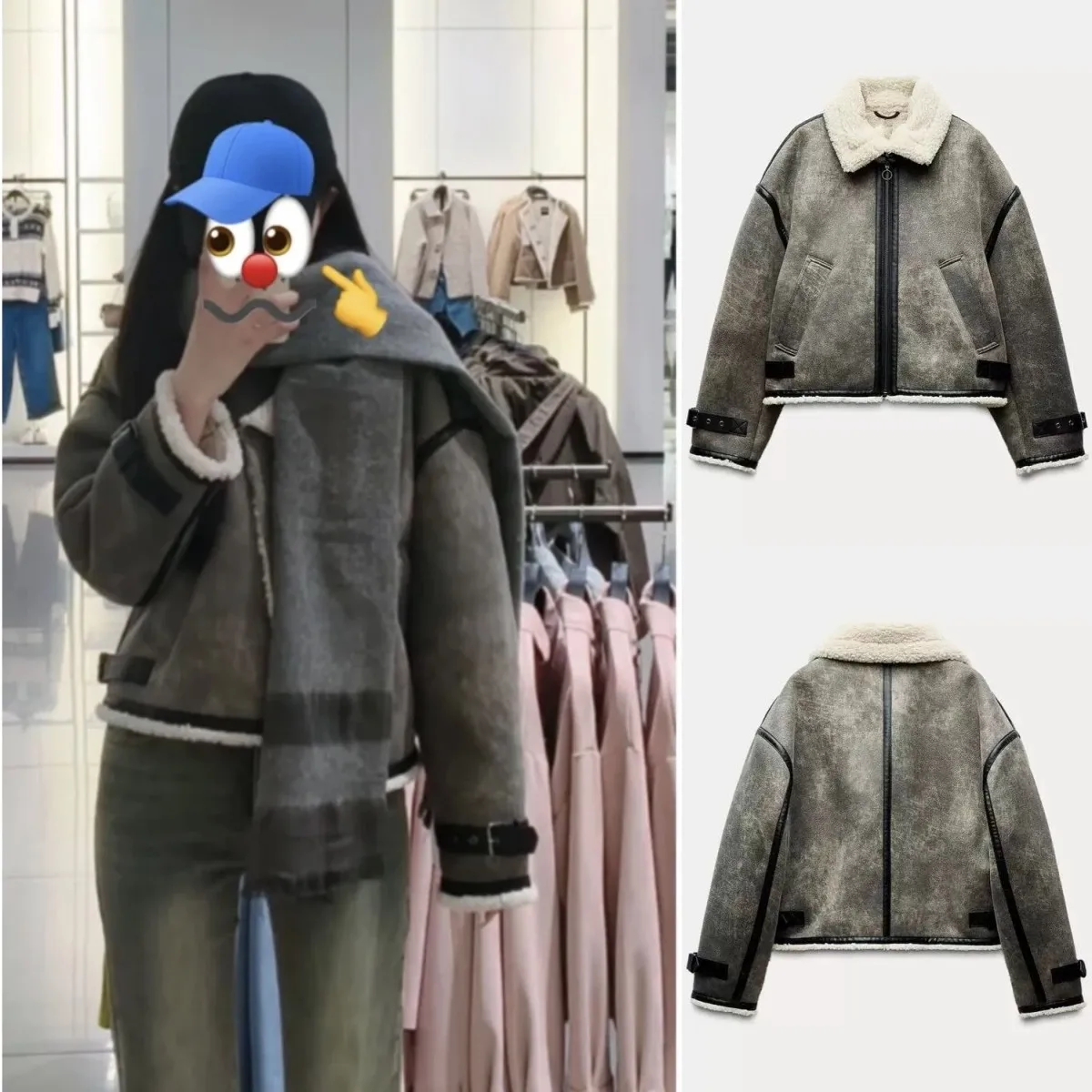 ETJ 2025 Nieuwe herfst/winter damesreisriem versierd met dubbele revers winddichte warme jas met lange mouwen losse jas