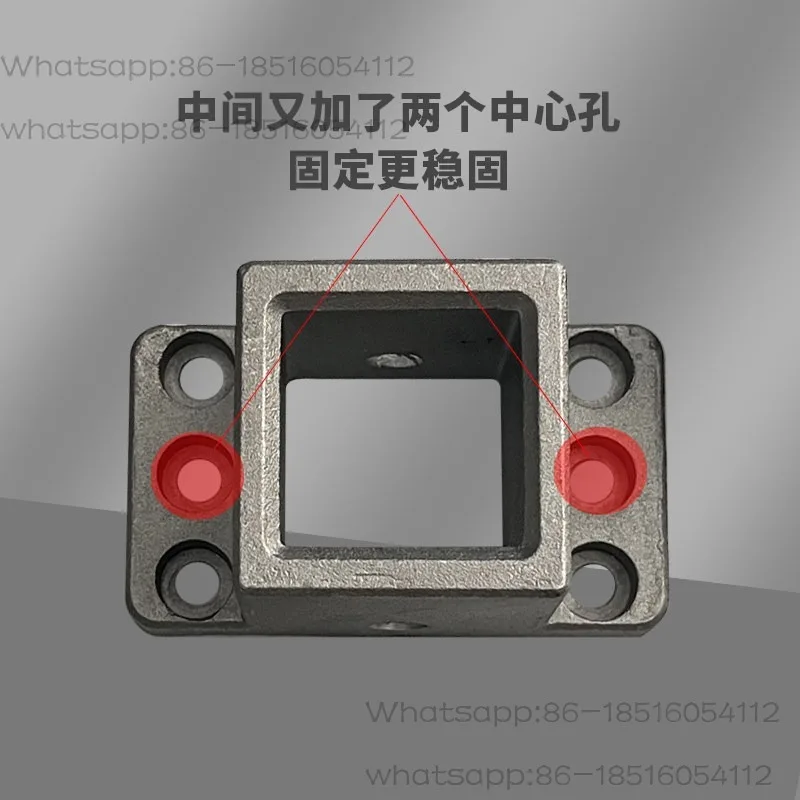 

Elevated aluminum profile flange fixed base 3030 four-square tube foot connecting block two-way support aluminum alloy foot