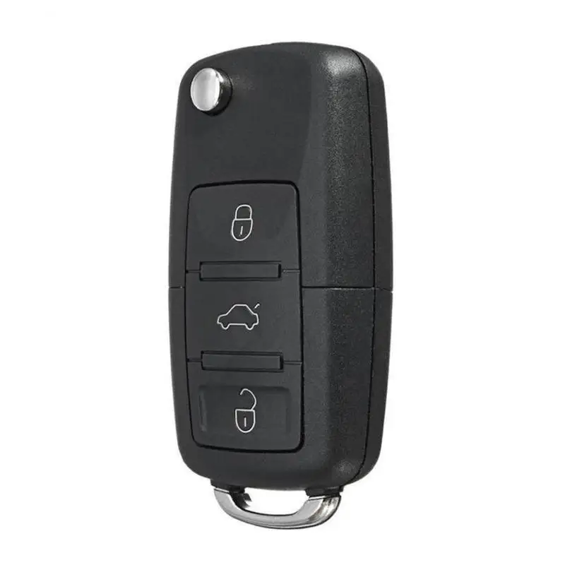 Car Key Replacement Case For Volkswagen B5 Car Remote Key Flip Folding Key Shell 3 Buttons