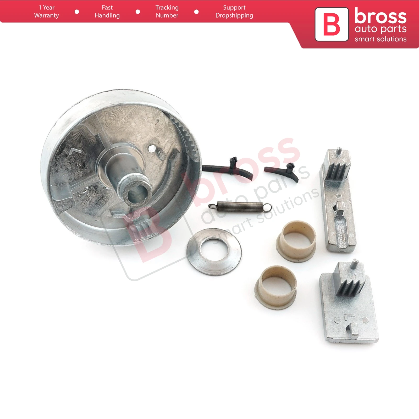 Bross BGE15 Armrest Repair Part Latch Bracket Left Hand Arm  Side for Mercedes Vito Viano W639 Sprinter MK2 VW Crafter