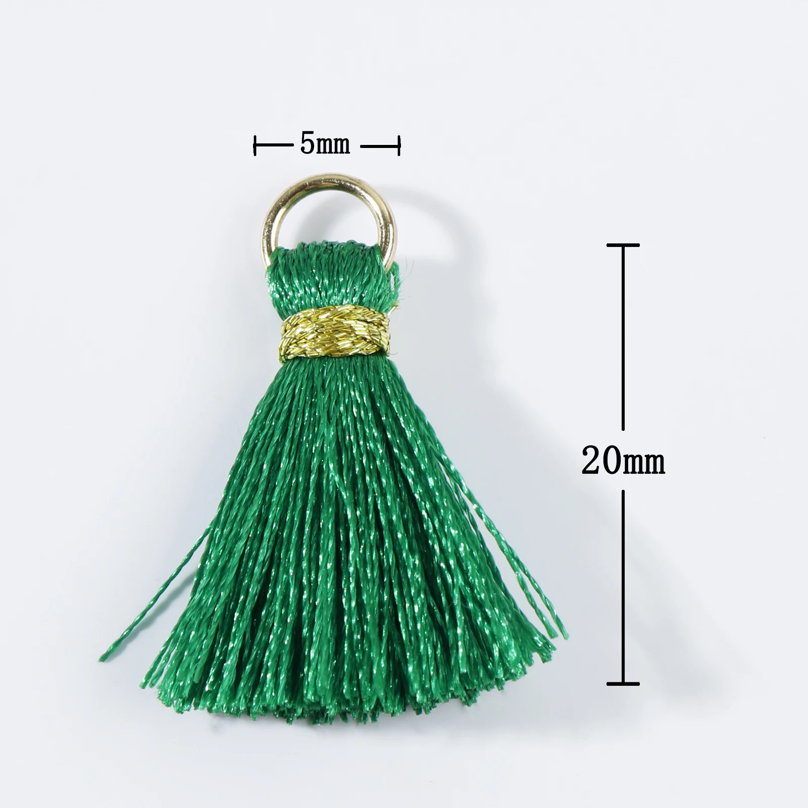 20pcs  Mini Tassels for Jewelry Earring  Making Artificial  Crafts  Keychain Trim Fringe Tiny