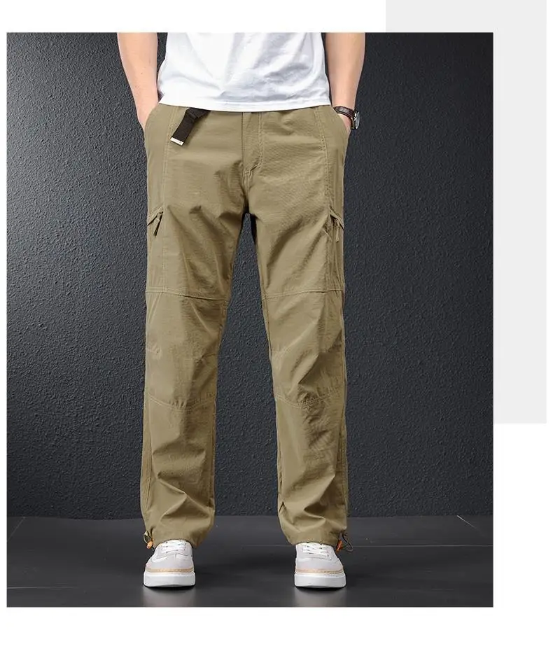 2026 neue Wandern Hosen Männer Frühling Sommer Eis Seide Kühlung Leichte Outdoor Casual Hosen für Männer Schnell Trocknend Angeln Reise Hosen – Detail 2