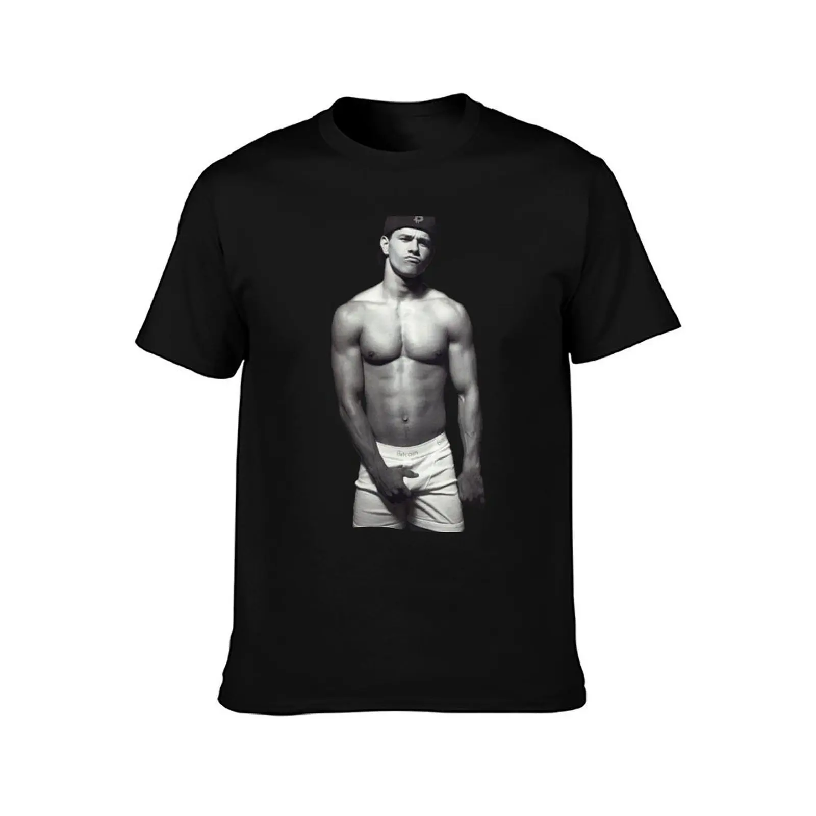 Marky Mark Bitcoin T-Shirt Novelty Print Casual Tee Shirt T-Shirt