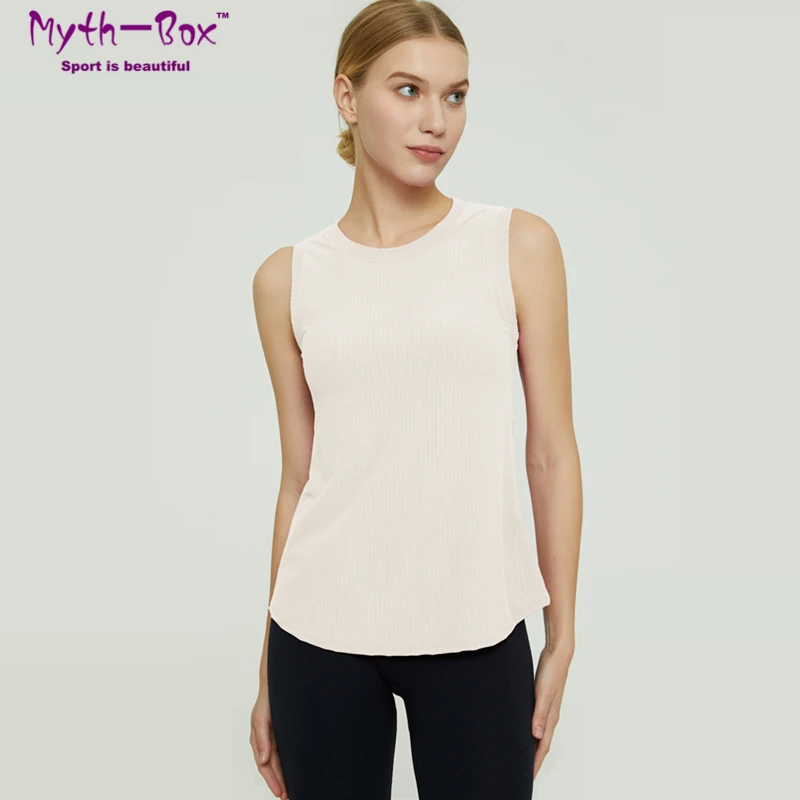 

Women Sleeveless T-Shirt Textured Sport Vest Loose Yoga Shirt Outdoor Running Undershirts Quick Dry Gym Fitness Top Blouse Femme