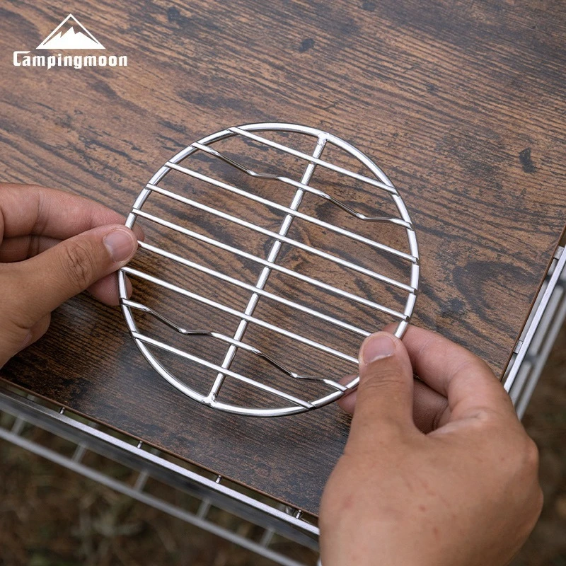 

CAMPINGMOON W13 голландская нижняя сетка горшка из нержавеющей стали, подставка для приготовления на пару для тушения и выпечки, нижняя сетка горшка, подставка для пиццы