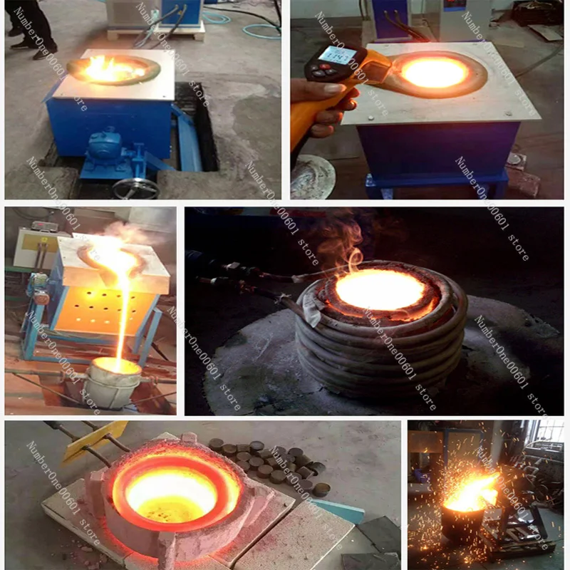 Intermediate frequency smelting furnace, metal melting furnace, smelting gold, silver, copper, iron, aluminum and steel