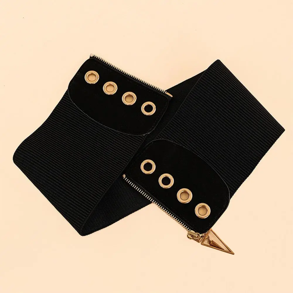 Vintage กว้างเข็มขัดรัดตัวยืดหยุ่น Plus ขนาดชุดเข็มขัดสีดําเอวกว้างเข็มขัดงานแต่งงาน