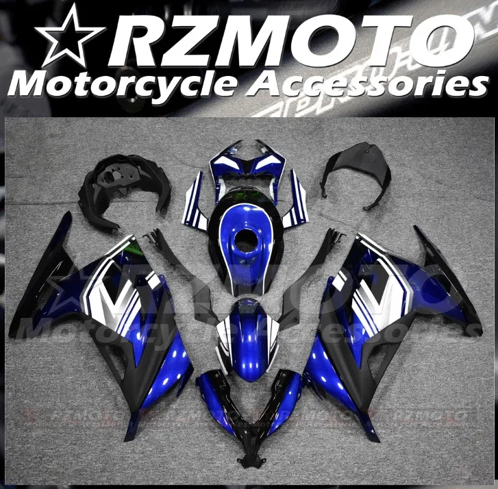 New ABS Motorcycle Fairing Kit Body Bodykits Fit For Kawasaki Ninja300 Ninja 300 EX300R EX-300R 2013-2018 Blue White