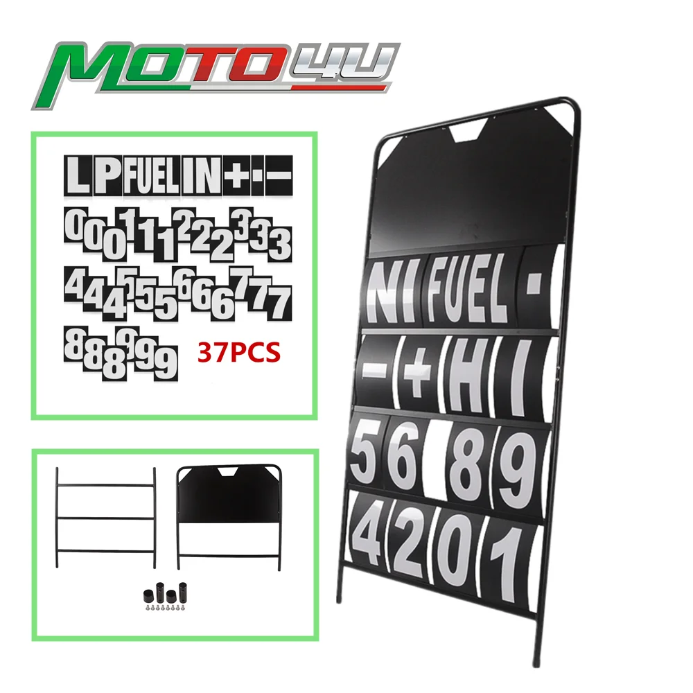 

Aluminium Motorcycle Race Pit Board Frame And 37PCS Number Kit Dedicated to Racing