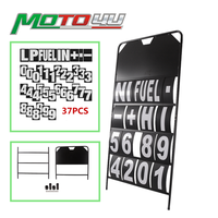 Aluminium Motorcycle Race Pit Board Frame And 37PCS Number Kit Dedicated to Racing