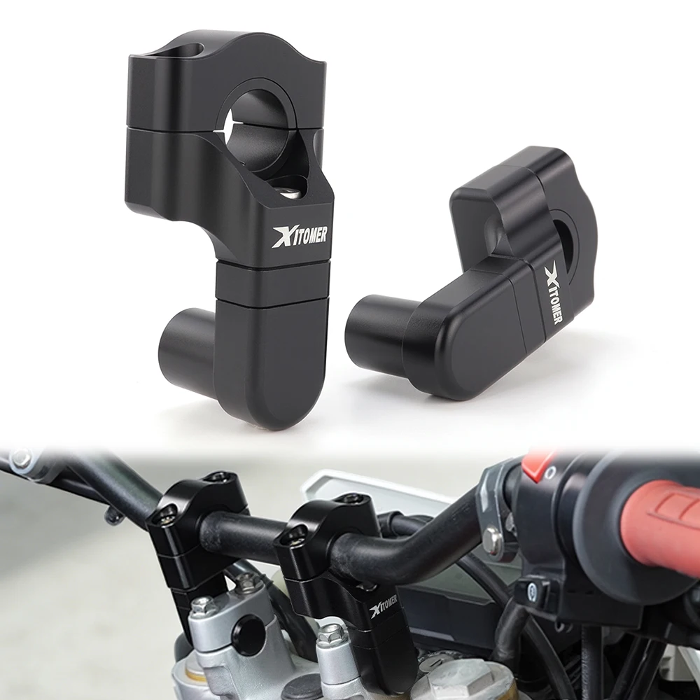 

22mm 7/8" Universal Motorcycle CNC Aluminum Rotating Handlebar Risers For Suzuki Yamaha Kawasaki BMW Honda KTM Triumph DUCATI