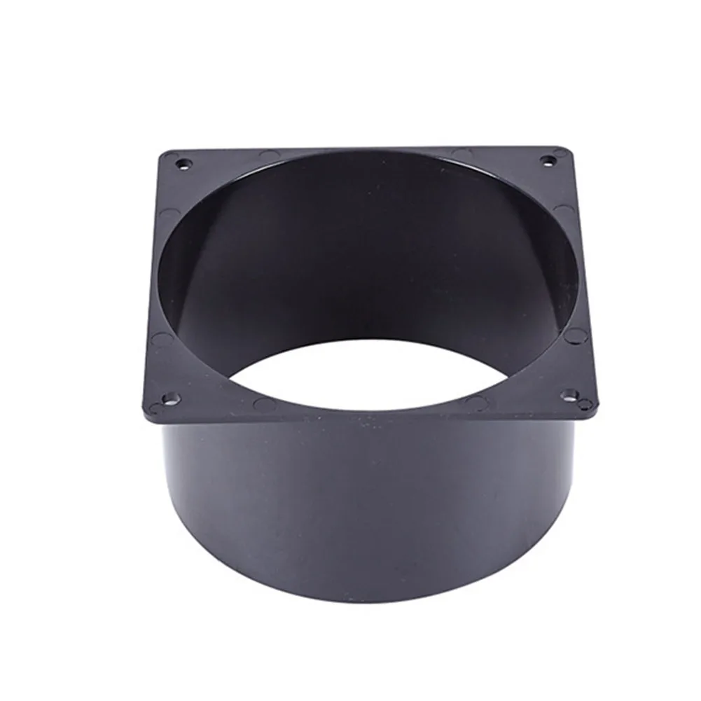 1pc Flange Connector 75-120MM ABS  Air Ventilation Adapter Wall Flange Connector Pipe Air Ducting Connection Exhaust Outlet