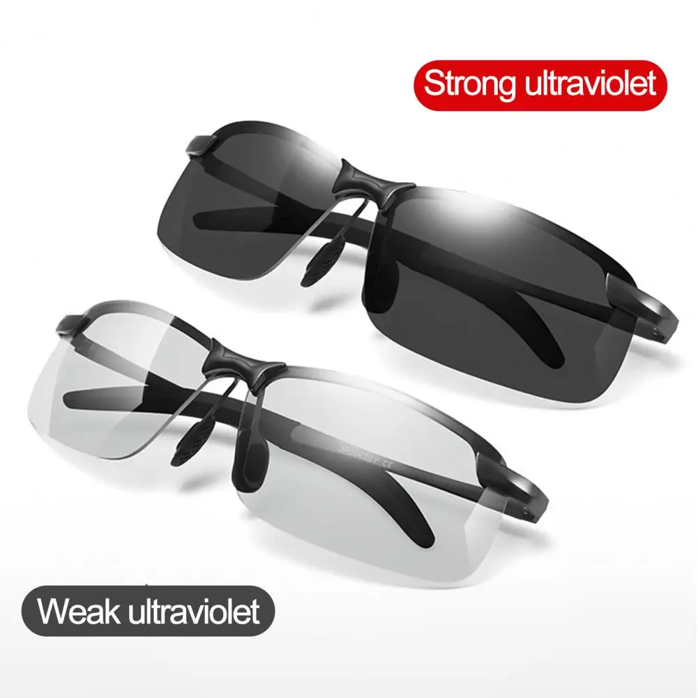 Intelligent Color Changing Anti-UV Eyewear, Eye Protection Day Night For Men Women Driving Fishing Outdoor Use