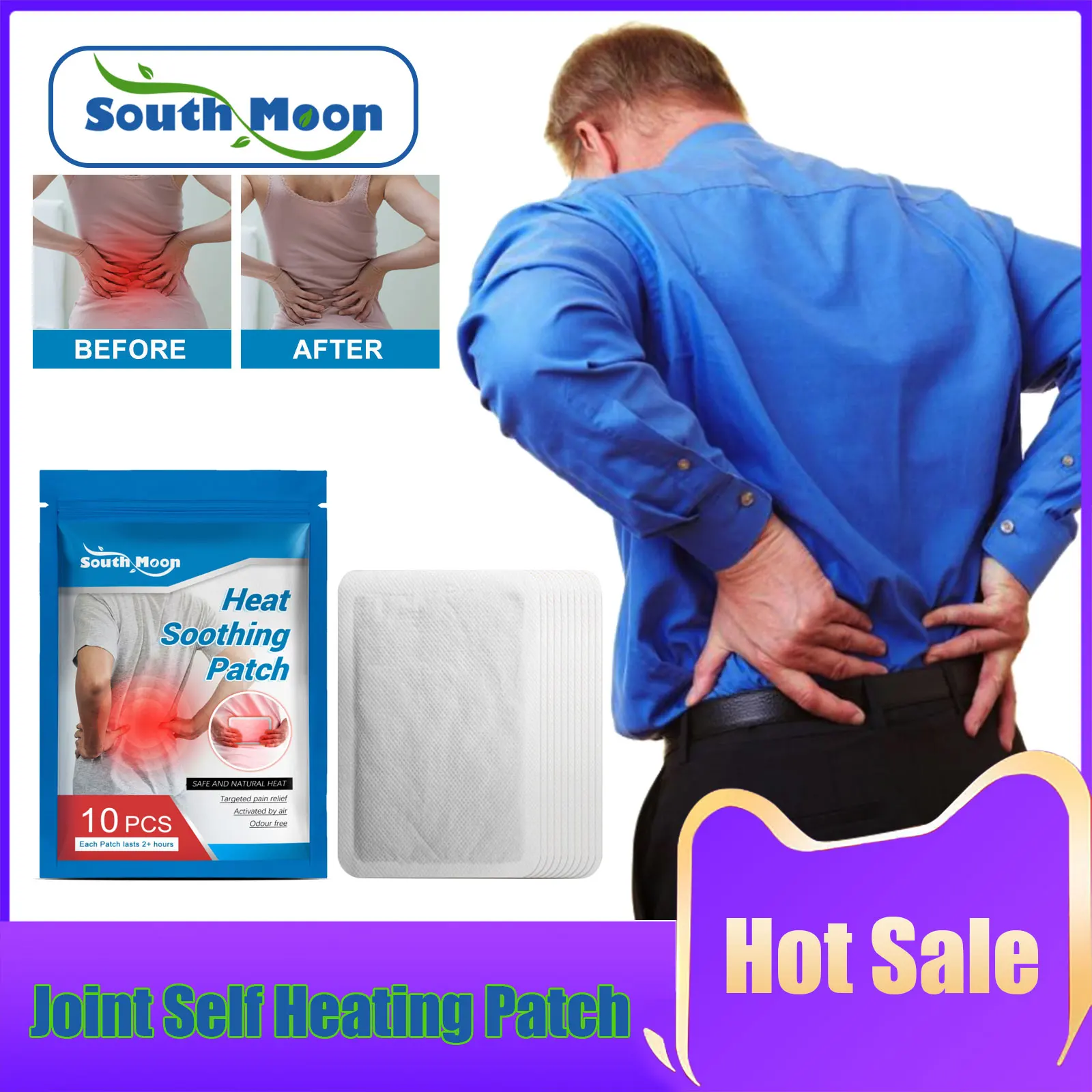 

Pain Relief Sticker Relieve Shoulder Neck Ache Knee Joint Analgesic Lumbar Arthritis Rheumatoid Soreness Care Self Heating Patch