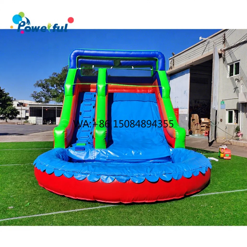 Commercial Wet Dry Bouncer Slide Combo Inflatable Bouncy Moonwalk Jumping Castle Bounce House for Kids Adults