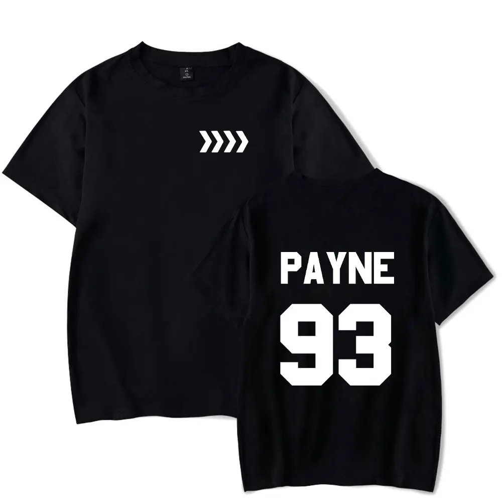 2024 Liam Payne Tribute  T-Shirt rapper Payne 93 tee Short Sleeve crewneck  tshirt men/women hip hop Top