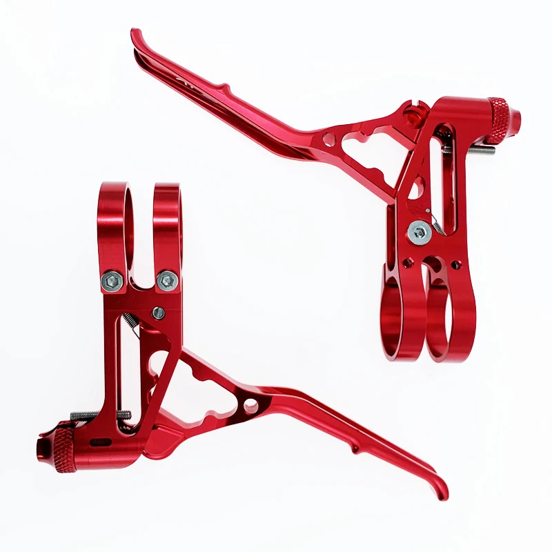 TAOZIK Polished Aluminum Light Weight Mechanical Sensitive BMX MTB Line Pull Bicycle Brake Lever