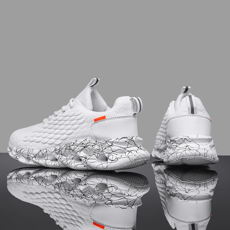 

Мужские кроссовки для бега, повседневные кеды, марафонские кроссовки с граффити-принтом, спортивные дышащие легкие кроссовки с витой подошвой, удобные женские кроссовки