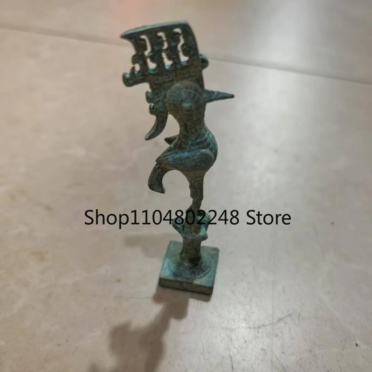 China Old Bronze, be unearthed collectibles,From Countryside Copper bird pendant