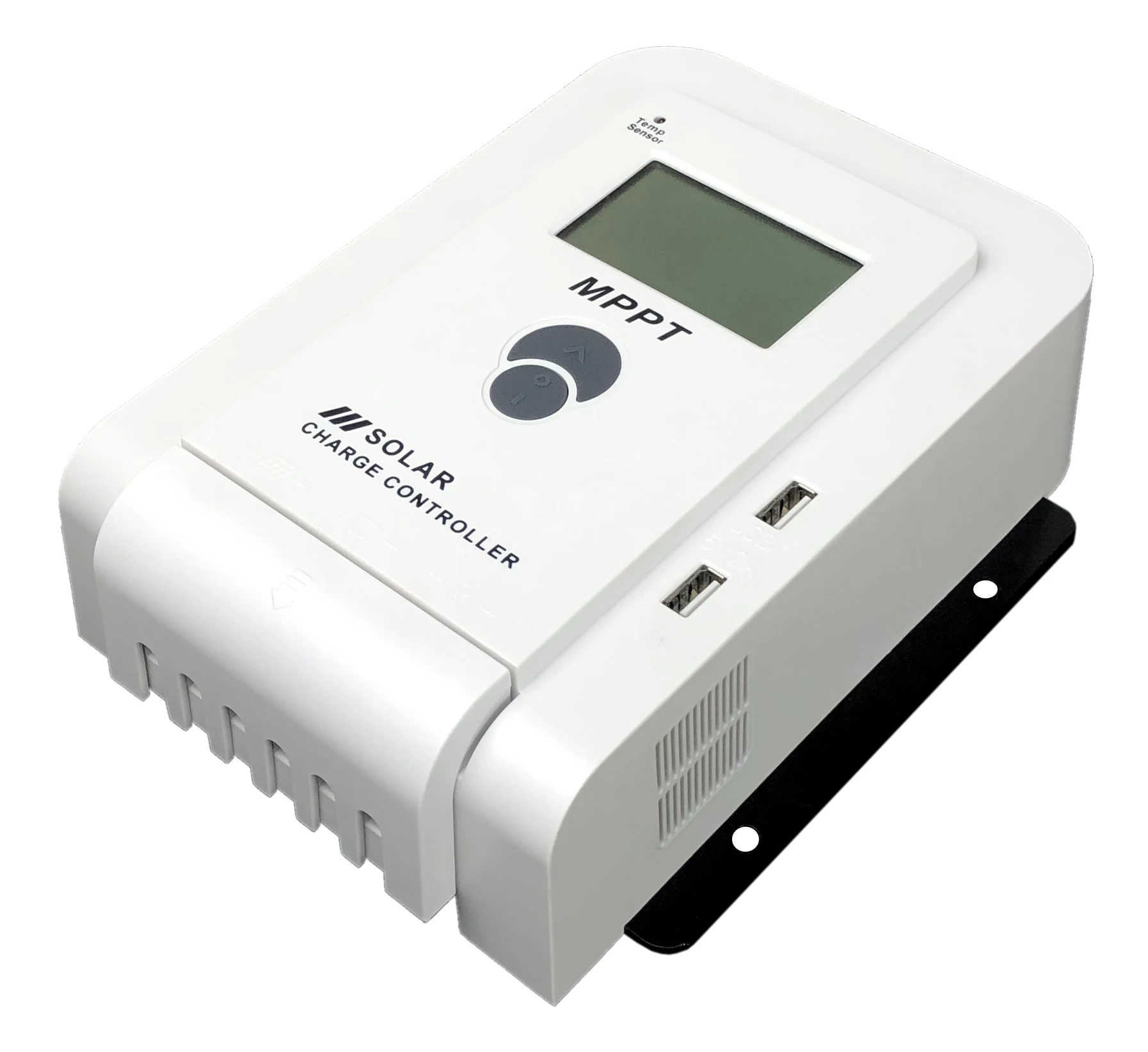 Imagem -06 - Controlador de Carga Solar Mppt com Display Lcd Controlador Automático Dual Usb para Painel Solar Regulador Fotovoltaico 12v 24v 60a 40a 20a