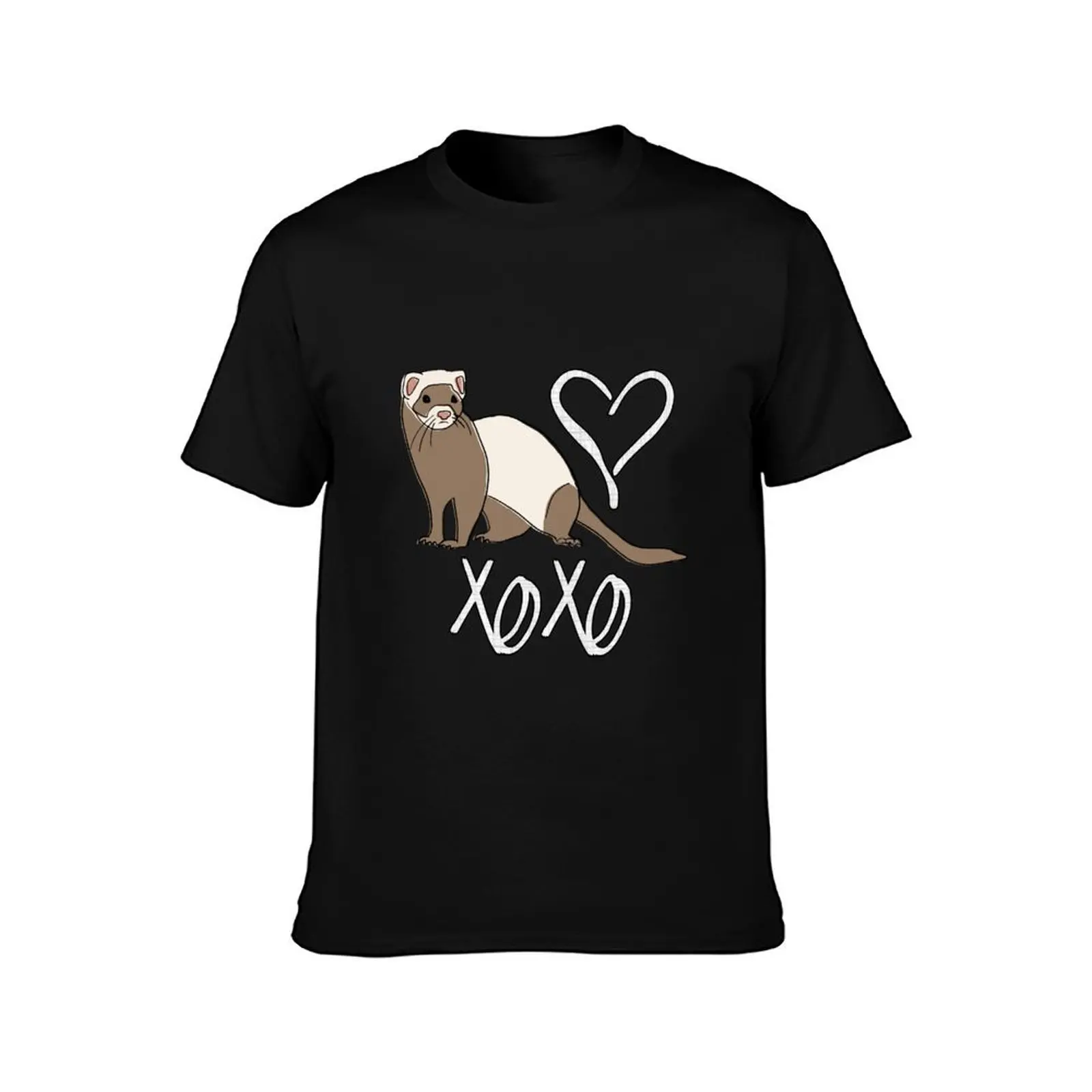 Ferret XOXO T-Shirt Sweat Resistant Workout Tee Shirt