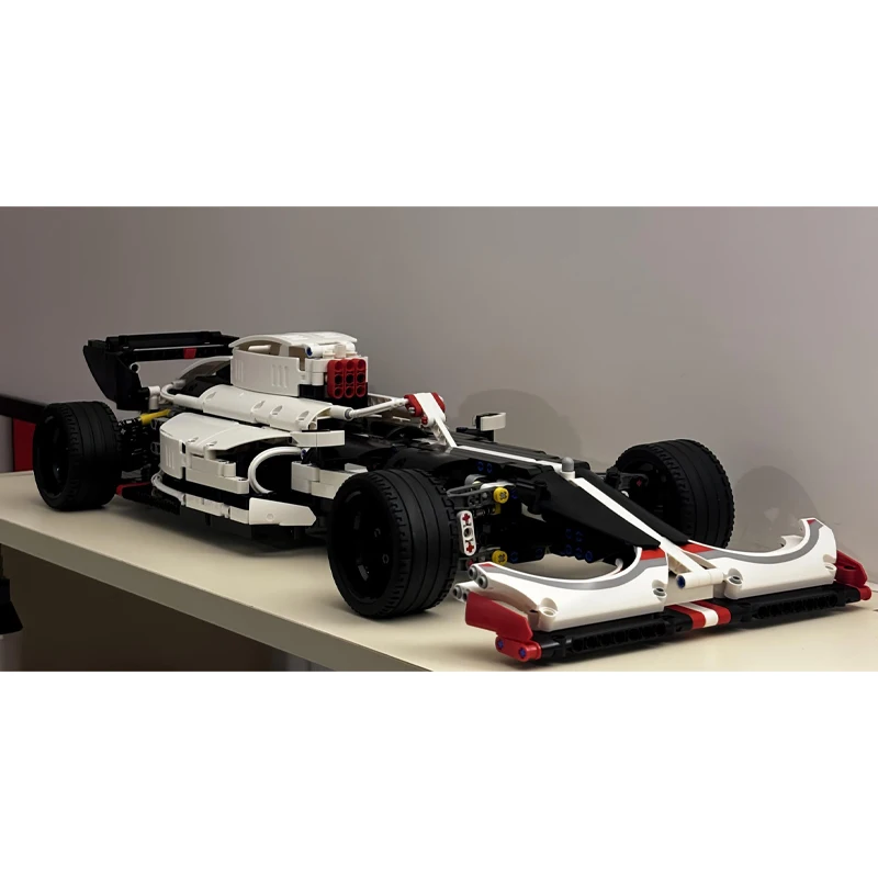 NEW 1236Pcs Technical F1 Formula 1 Super Race Car Building Blocks DIY Sports Vehicle Assemble Brick Children Toys Birthday Gifts