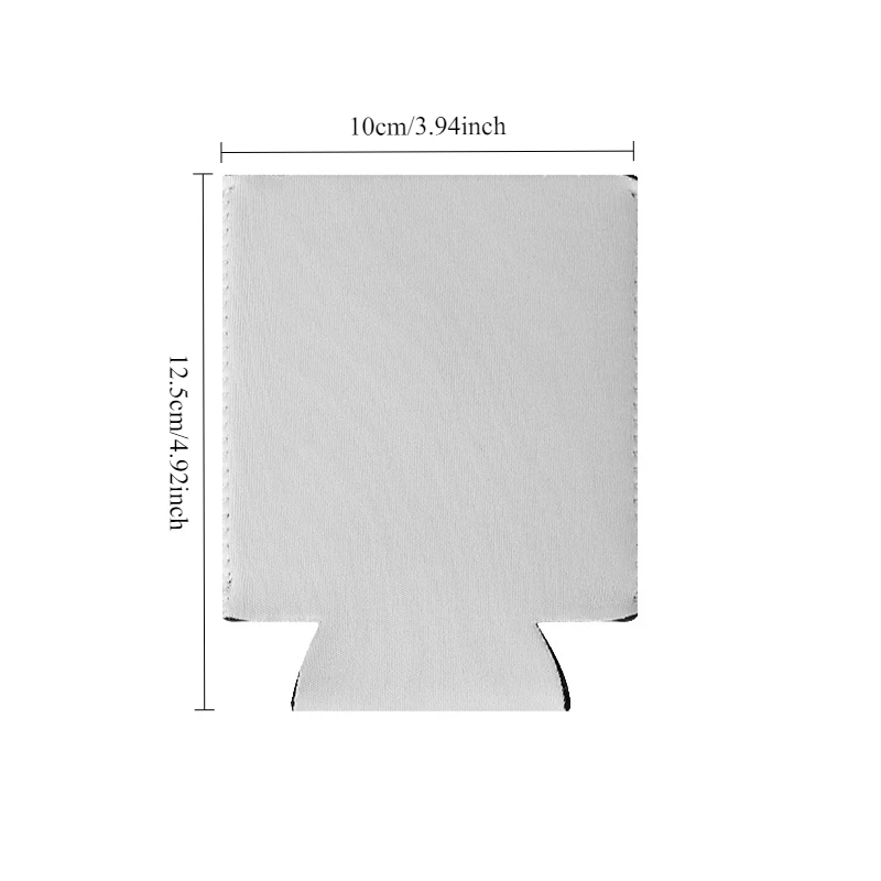 5/10 Pcs Blank Sublimation Can Cooler Sleeves – Collapsible Covers for Beer, Soda, Party Drinks, Picnics & Outdoor Events
