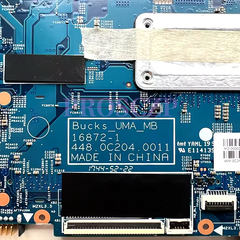 

16872-1 For HP Pavilion X360 14-BA Laptop PC Motherboard DDR4 I3-7100U 923689-601 448.0C203.0011 Notebook Mainboard Tested