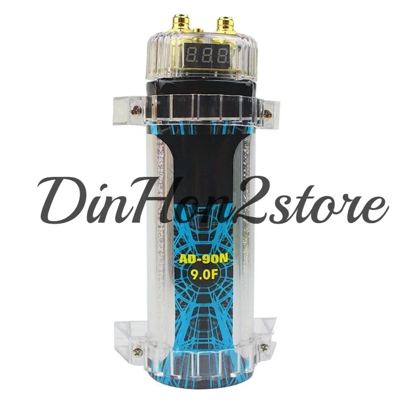 Car audio modified power amplifier subwoofer 9.0 Farad capacitor 9.0F capacitor pond filter