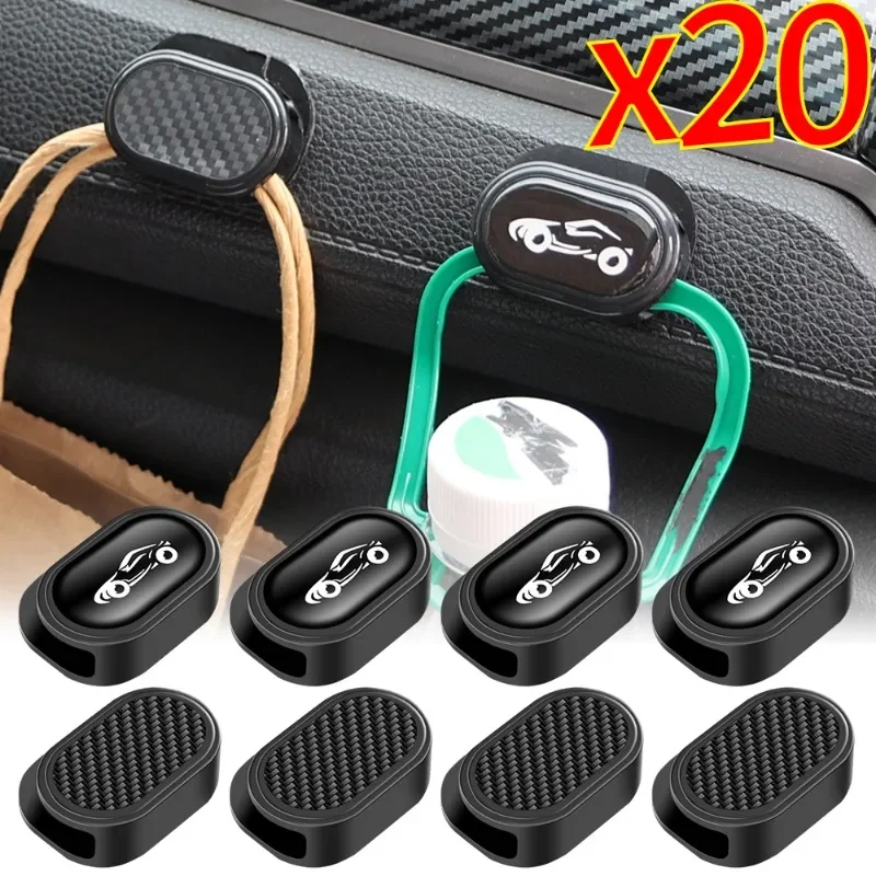 

Multifunctional Car Front Row Storage Hooks Adhesive Type Home and Car Dual-use Invisible Hook Car Interior Decoration Products