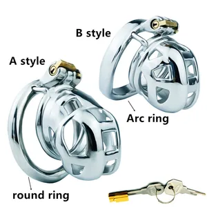 스테인레스 스틸 코브라 수컷 순결 케이지 페니스 운동 장치 정조대 음경 반지 신중한 계집애 앙글 보이 수탉 케이지 남자 18 성인 상품 10 최고의 판매 순결한 케이지 코브라 -19