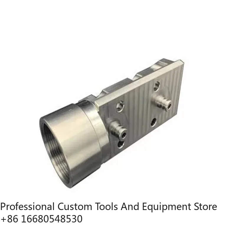 

HMCNC Machined Stainless Steel Precision Mechanical Connection Block Multi-function Adapter Threaded Connection Assembly